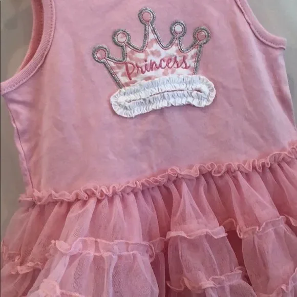 Pink onesie princess tutu dress - Picture 3 of 3